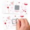 Big Dot of Happiness Drinks with the Girls Scratch Off Dare Cards, Pink & Red Girls' Night Birthday, Galentine's, or Bachelorette Dare Game – 22 Count